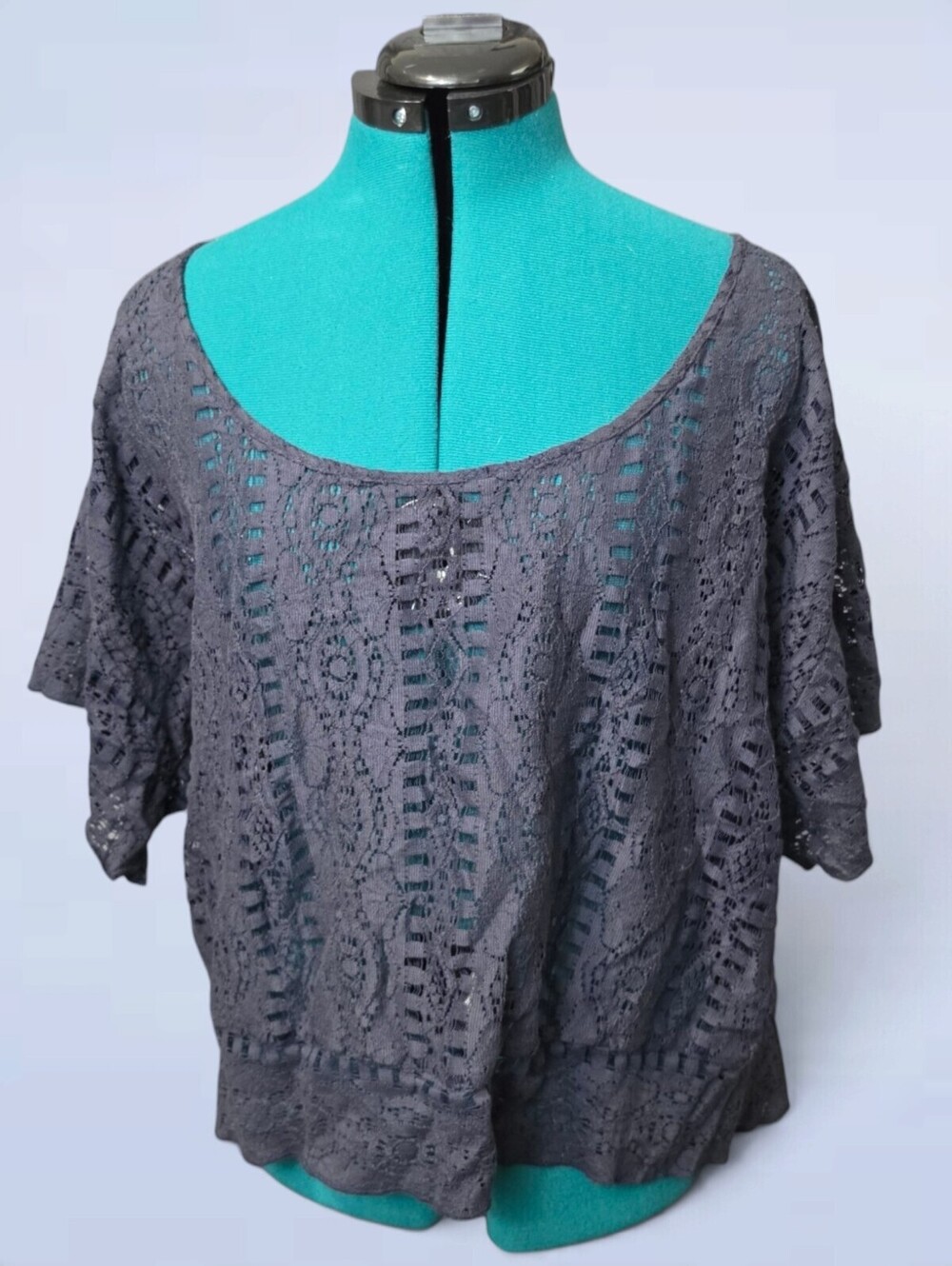 Ralph Lauren Demin & Supply Navy Crochet Coverup - Size Large